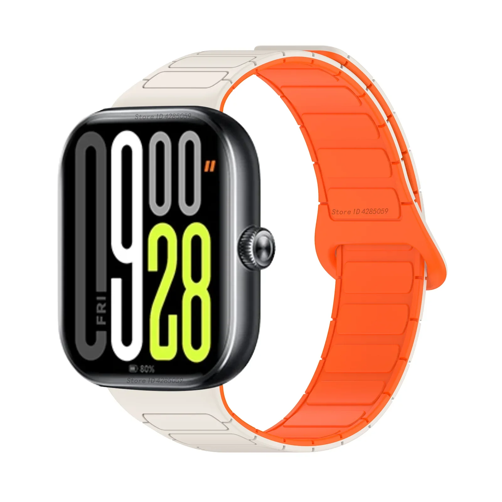 حزام حلقة مغناطيسي لساعة Redmi Watch 5 الذكية معصمه سوار قابل للتنفس لملحقات حزام السيليكون Redmi Watch 4