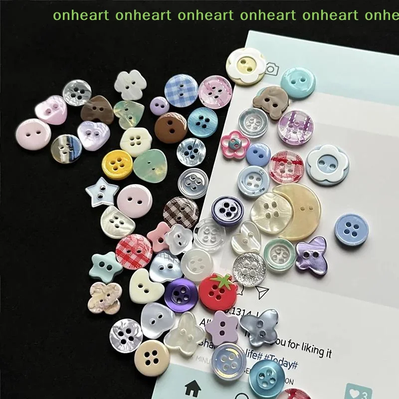 

[C]10pcs Randomly Diy Scrapbooking Cute Sewing Button Clothing Accessories