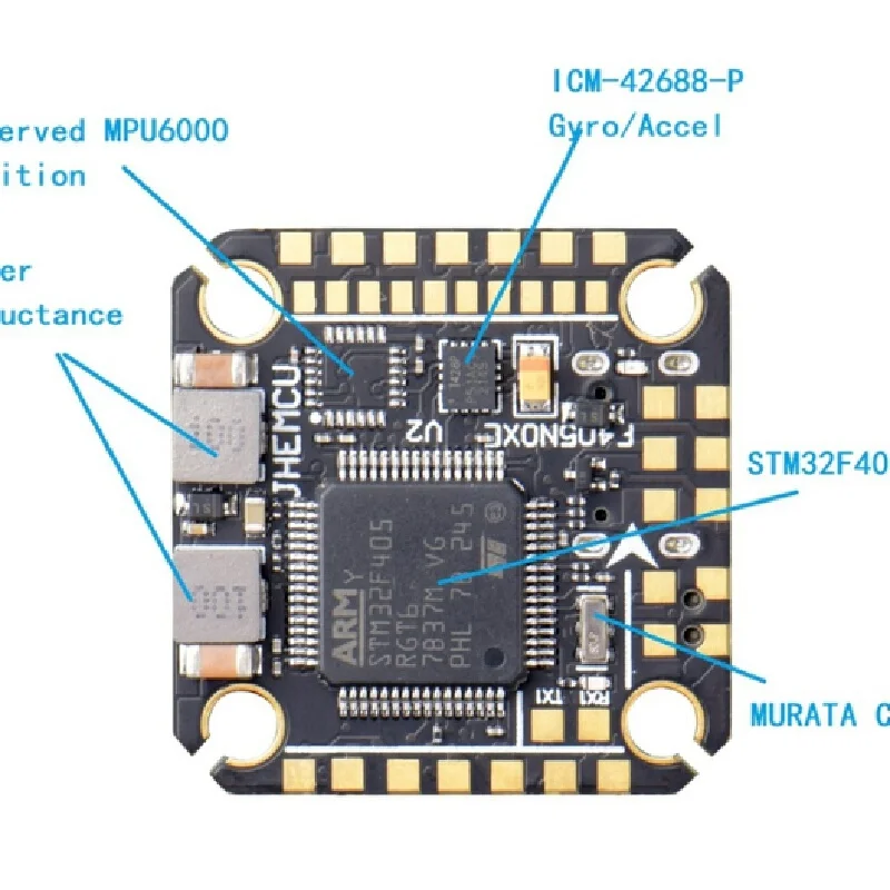 JHEMCU F405 NOXE V2 405 Kontroler Lotu FPV Dron Quadcopter Rozstaw Otworów 20*20MM Części i Akcesoria do Zabawek Sterowanych Pilotem