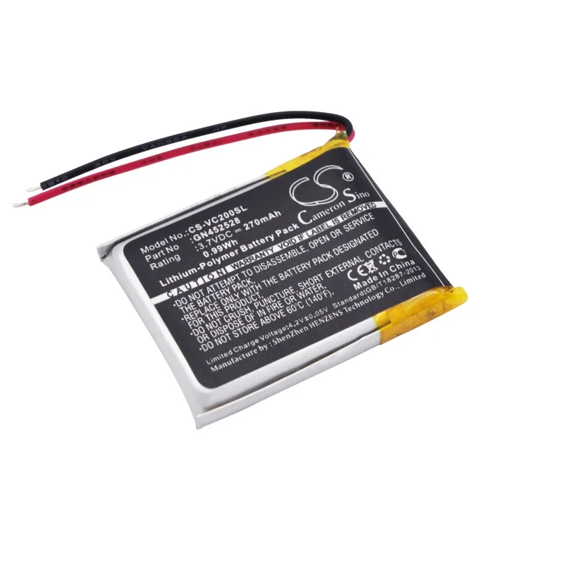 

270mAh Battery GN452528 for Voice Caddie VC200, VC200 Voice