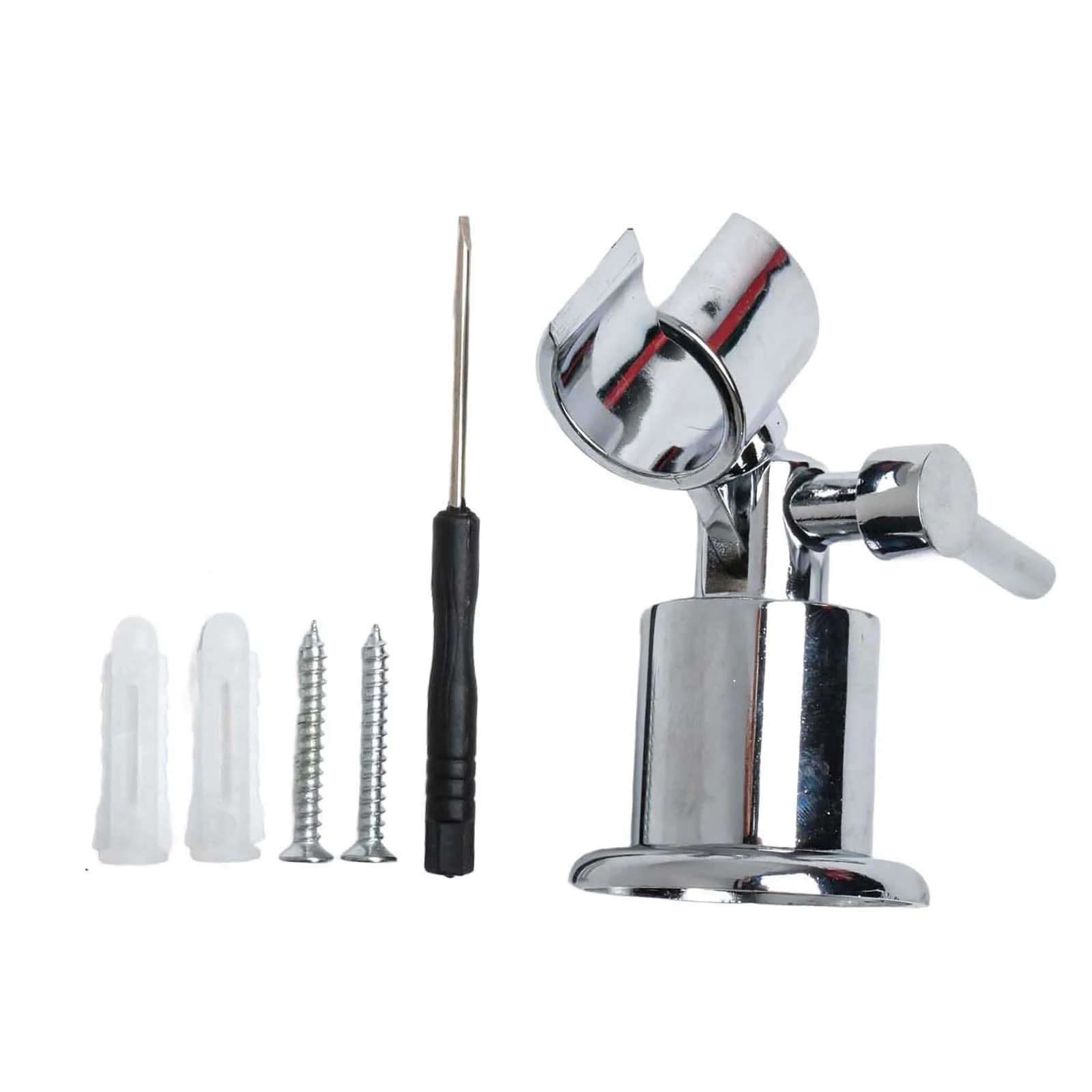 

180-градусный держатель для душа Регулируемый держатель для насадки для душа Ежедневное использование Высококачественный цинковый сплав Современный и элегантный Простота установки