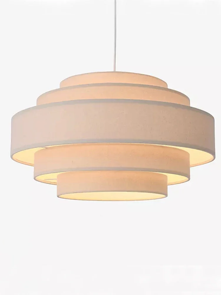 Imagem -06 - Nordic Tecido Led Pendant Light Moderna Sala de Estar Quarto Lustre de Teto Decoração para Casa Luminárias Penduradas