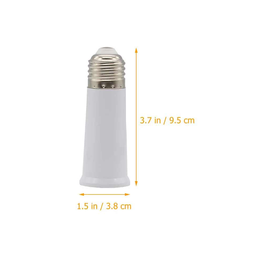 10Pcs E27 Light Bulb Extension Socket 95Mm Socket Extender for Ceiling Fixture Strong Build Fashionable Finish Home Use