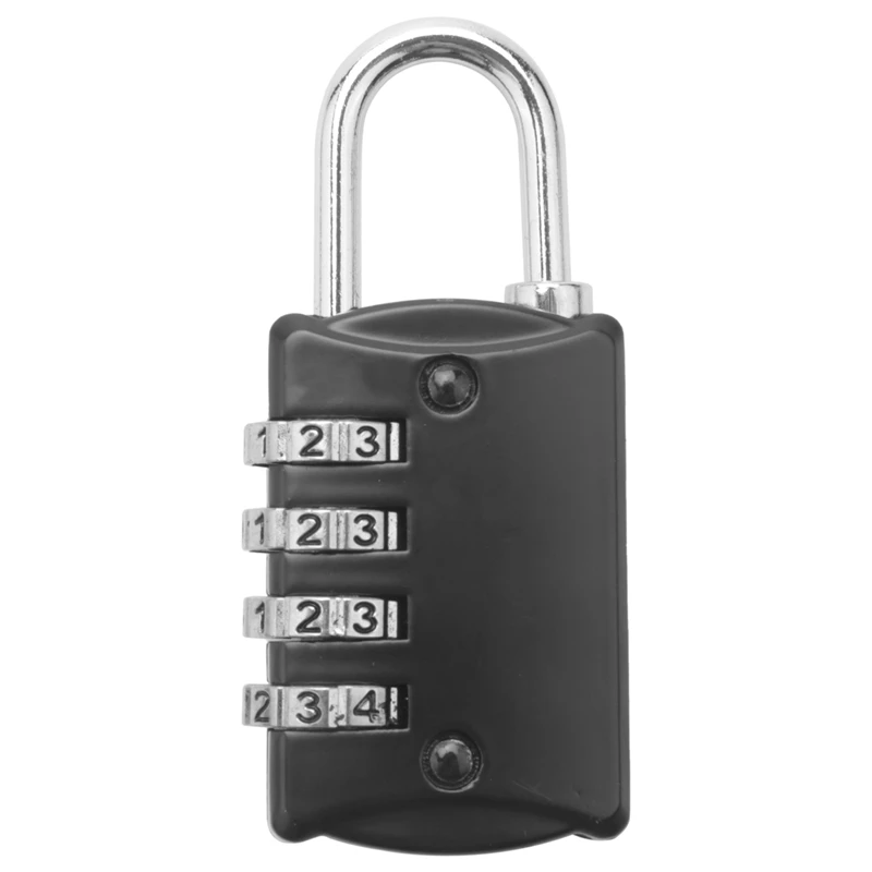 

Combination-Padlock 4-Digit-Gym-Locker-Lock - 4 PCS Resettable Combo Lock For Toolbox School Employee Locker