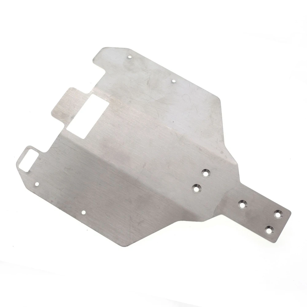 Stainless Steel Chassis Armor Protector Skid Plate for Wltoys 12428 12429 12423 Upgrade Parts