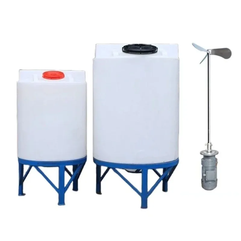 'Wholesale Anti-corrosive Industrial 500l 1000L HDPE Chemical Tank Mixing Tank with Agitator