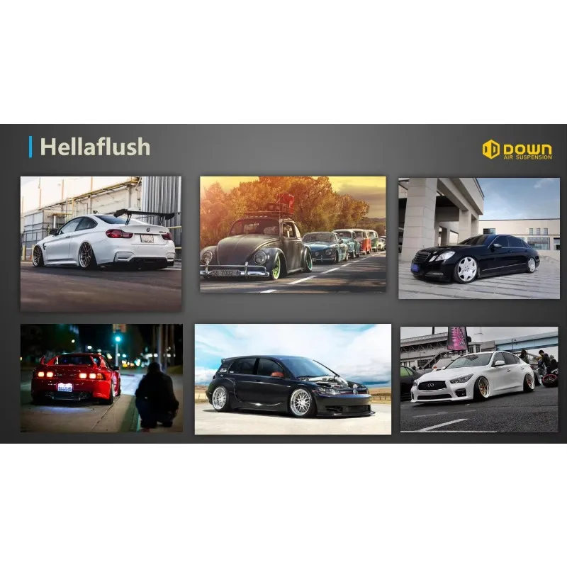 MYT 2세대 풀세트 범용 에어 서스펜션 에어 라이드 서스펜션 키트 (자동차용)