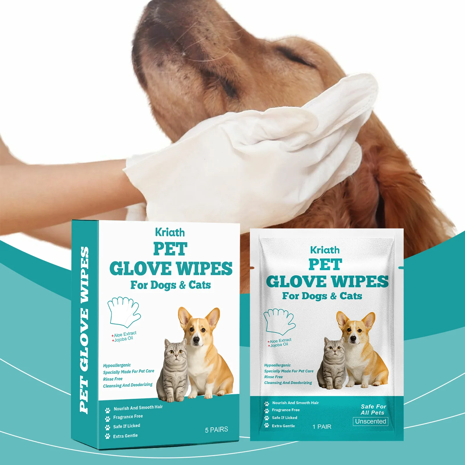 

Pet cleaning gloves, dog and cat bathing-free hair skin cleaning dirt care gloves