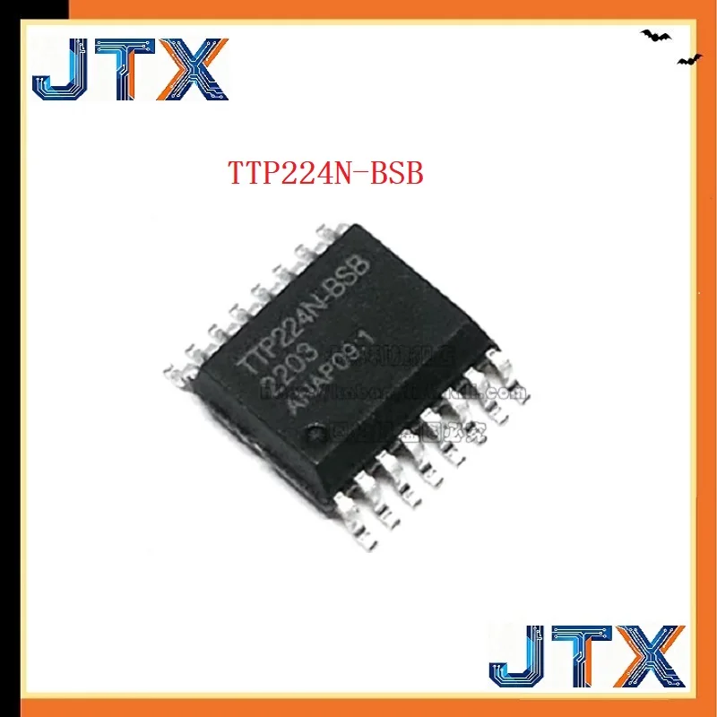 10PCS/LOT SSOP-16 TTP224 TTP224N-BSB TTP224N TTP224-BSB