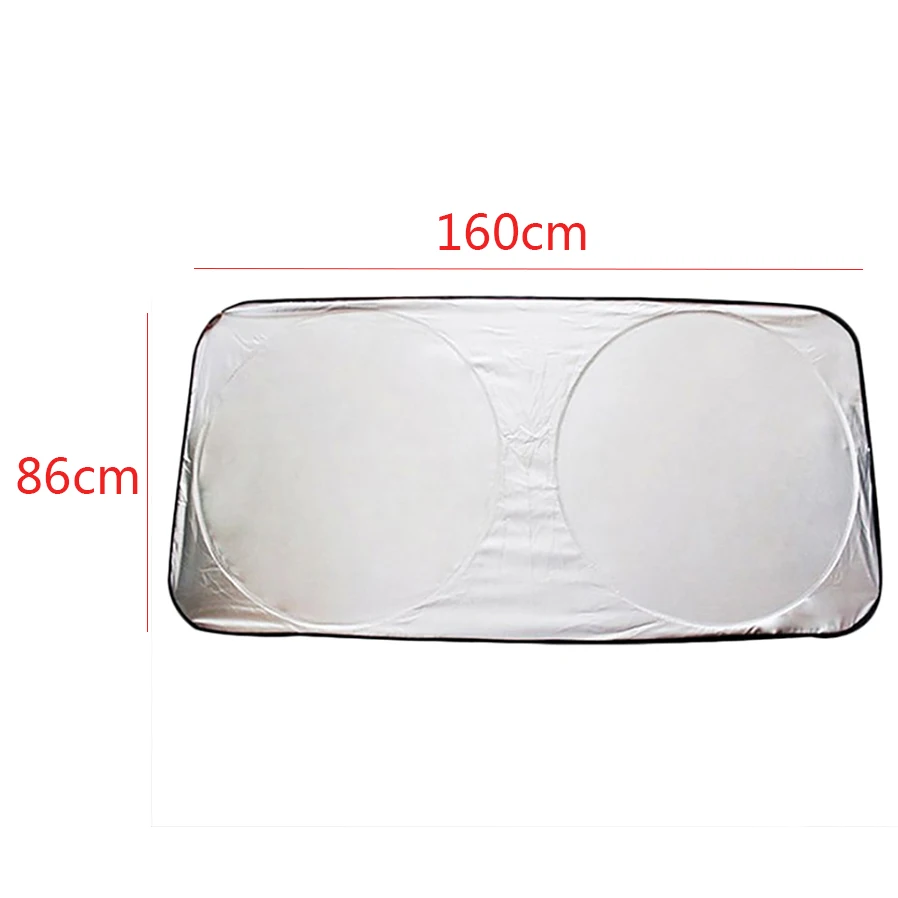 160x86 Car Sunshade Windshield Sunshade Front And Rear Window Anti-Uv Film Stickers