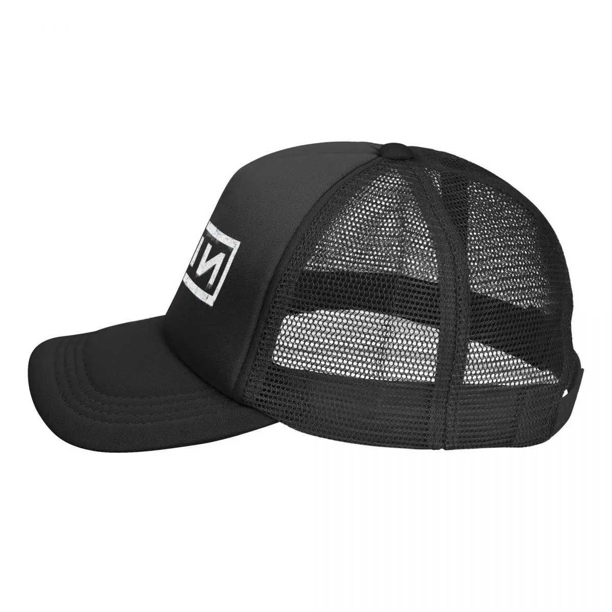 NIN Retro Logo Nine Inch Nails Mesh Baseball Caps Unisex Fashion Sun Hat Dad Hat Snapback Caps Sun Caps Summer Trucker Hats