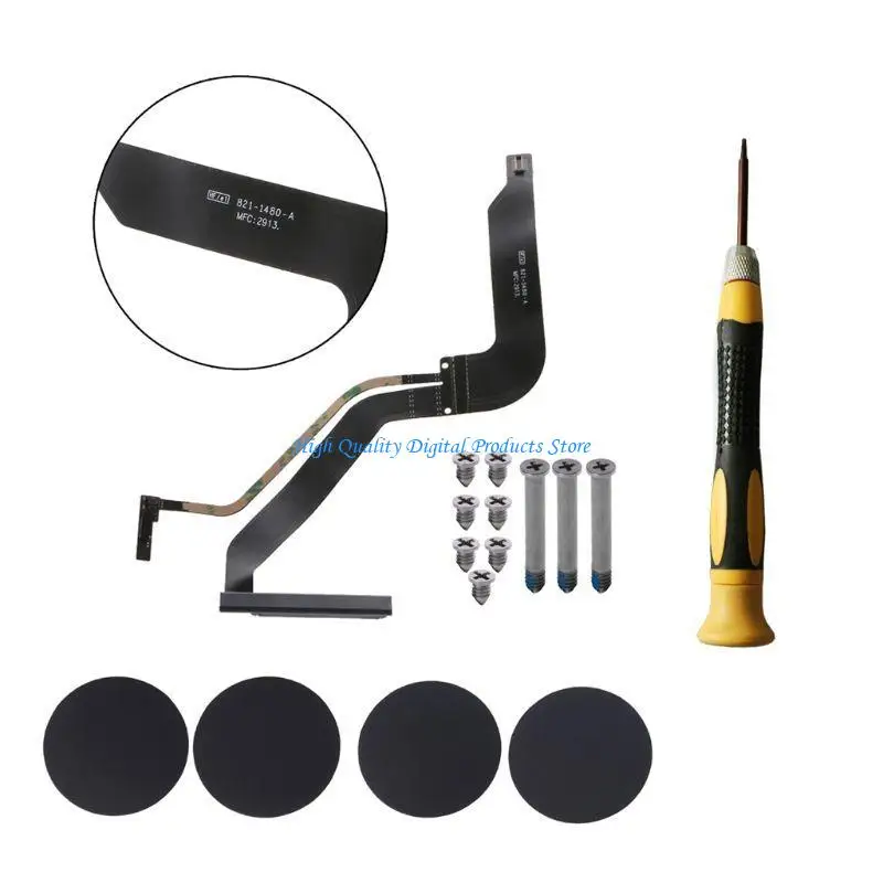 

U2JE HDD жесткий диск гибкий кабель e кронштейн нижняя крышка резиновые ножки комплект для A1278 13,3 "821-1480-A HDD аксессуары