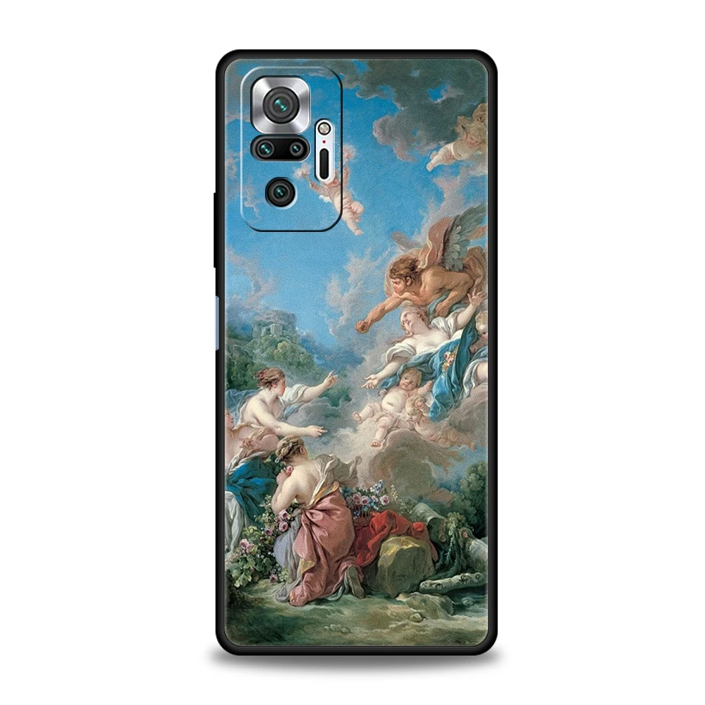 Klassische ästhetische Kunst Handy hülle Abdeckung für Redmi 13c 10c Note 13 12 10 11 Pro plus 7 8t k40 k50 Gaming Pro plus 5g Soft shell