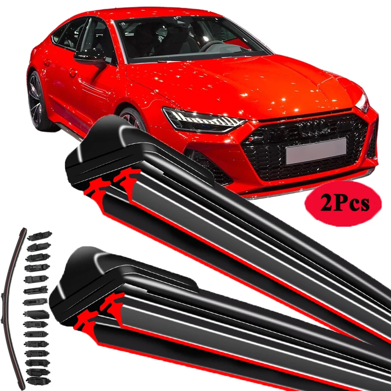 

For Audi A7 S7 RS7 2010-2024 Car Windshield Wiper Blade Front Windscreen Brushes Washer Accessories Cleaning Replacement Parts