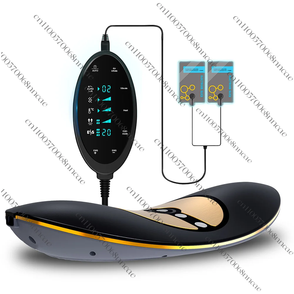 

Electric waist power traction device inflatable heating back relaxation massager vibration pain relief body fatigue