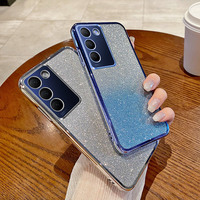 For vivo V30 Lite Case vivo V30 Lite 4G Phone Case vivo V30 Lite ME V40 SE Vivo T3 Y200E T2 Glitter Soft Bumper Clear Back Cover