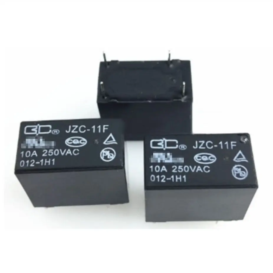 

Free shipping 10pcs/lot JZC-11F 012-1H1 SJ-S-112DM 10A 12V 4PIN Relay JZC-32F