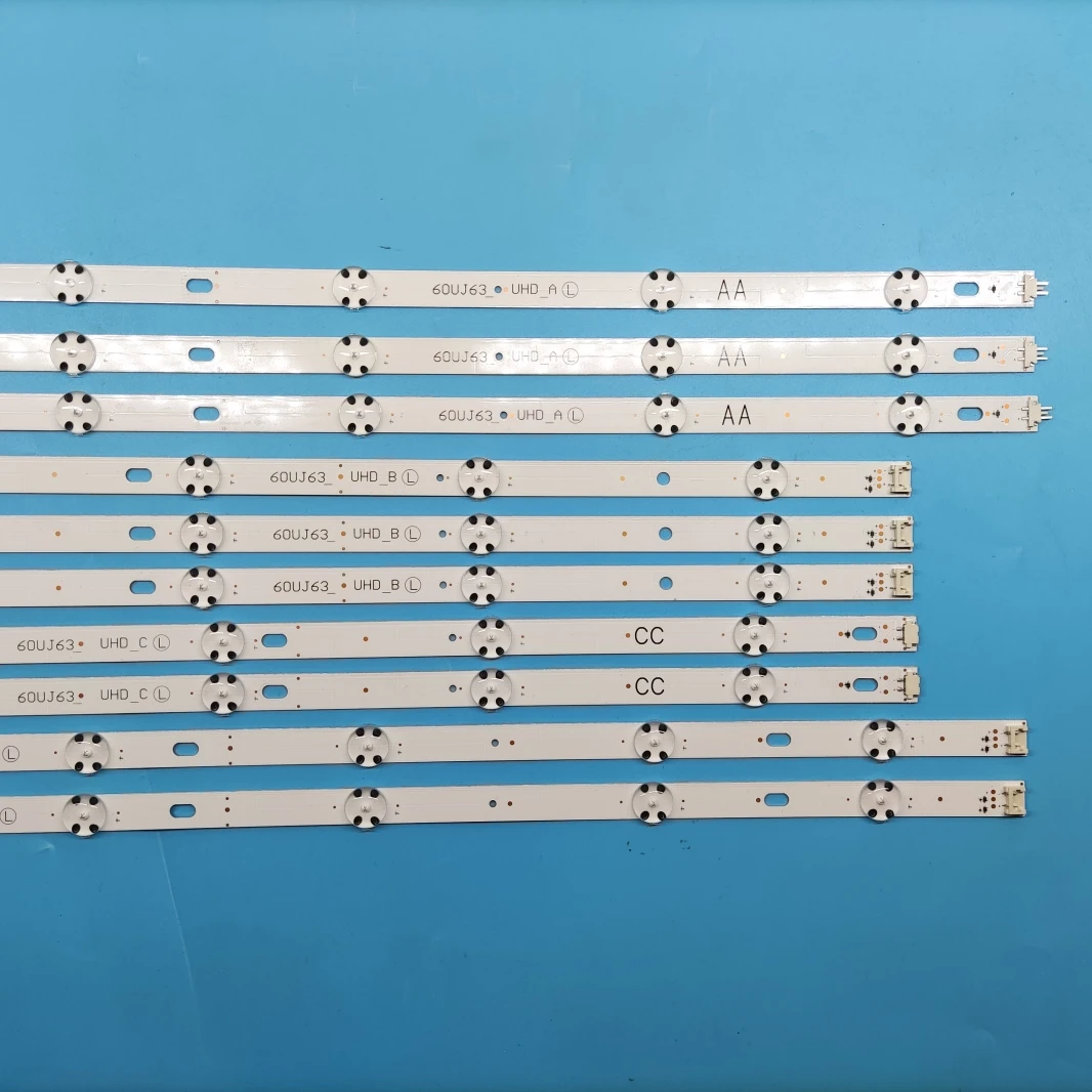 Imagem -03 - Faixas de Led para 60uj630y 60uj6320 60uj632t 60uj633t Barras Led Backlight Tiras 60uj63_uhd Linha Réguas Matriz Innotek 17y 60 Polegada