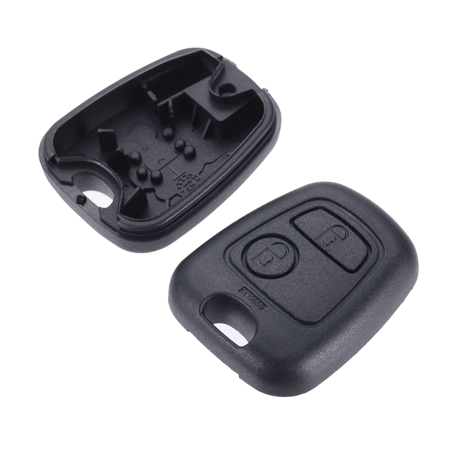 2 Buttons Remote Control Car Key Case Replacement Fob Key Shell Fit for Peugeot 106 107 206 207 306 307 406 407