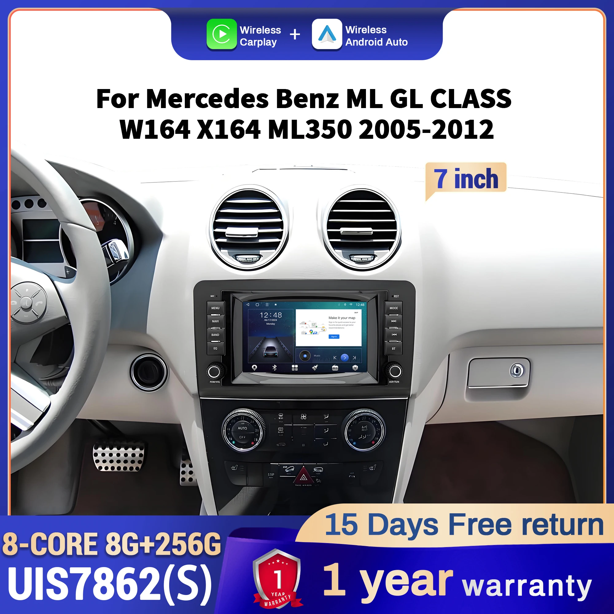 7 Inch Android 14 C… - image