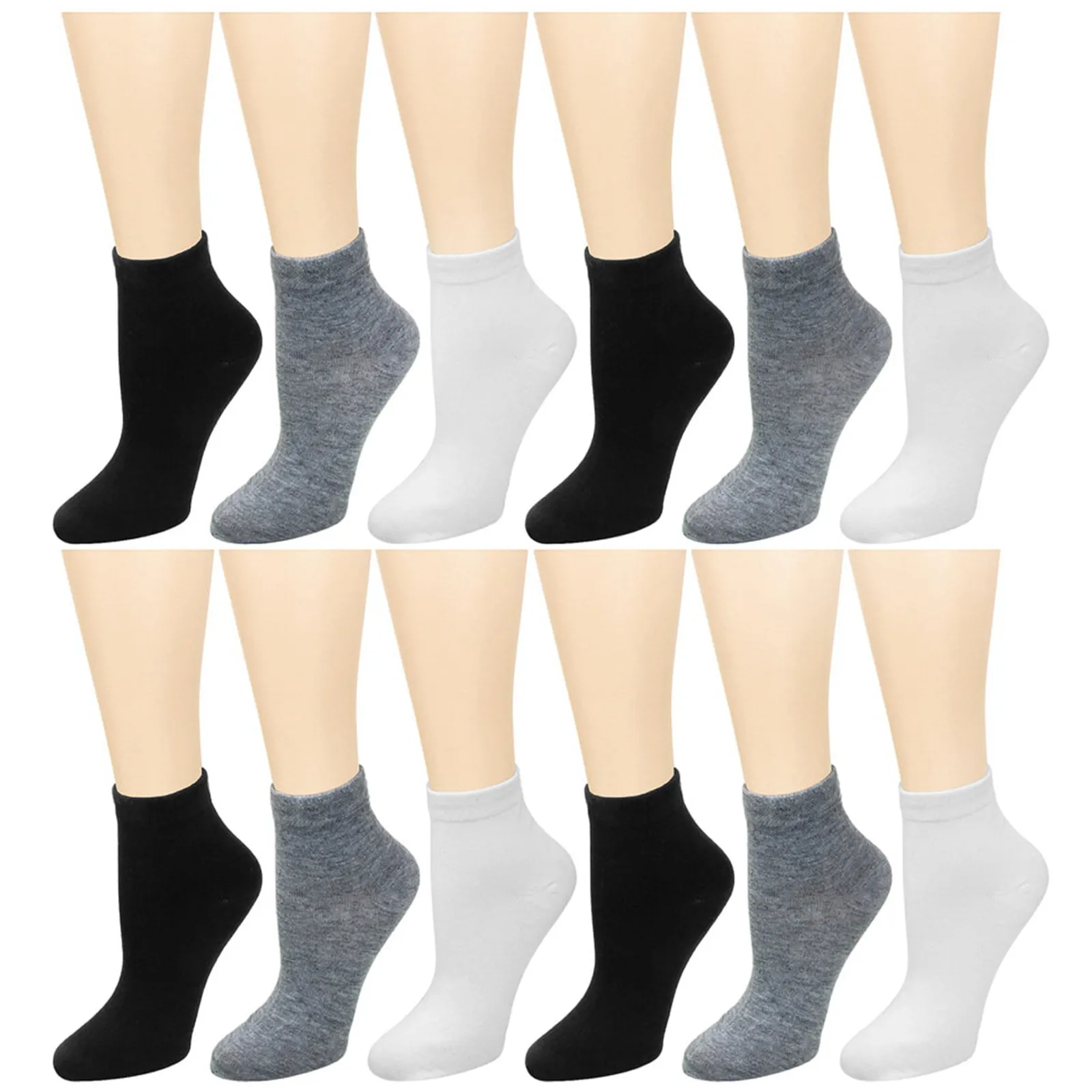 12 Pairs Socks Sports for Men Running Quick Dry Non Slip Sweat Absorption Short Tube Outdoor Towel Bottom Low Boat Women’s Socks