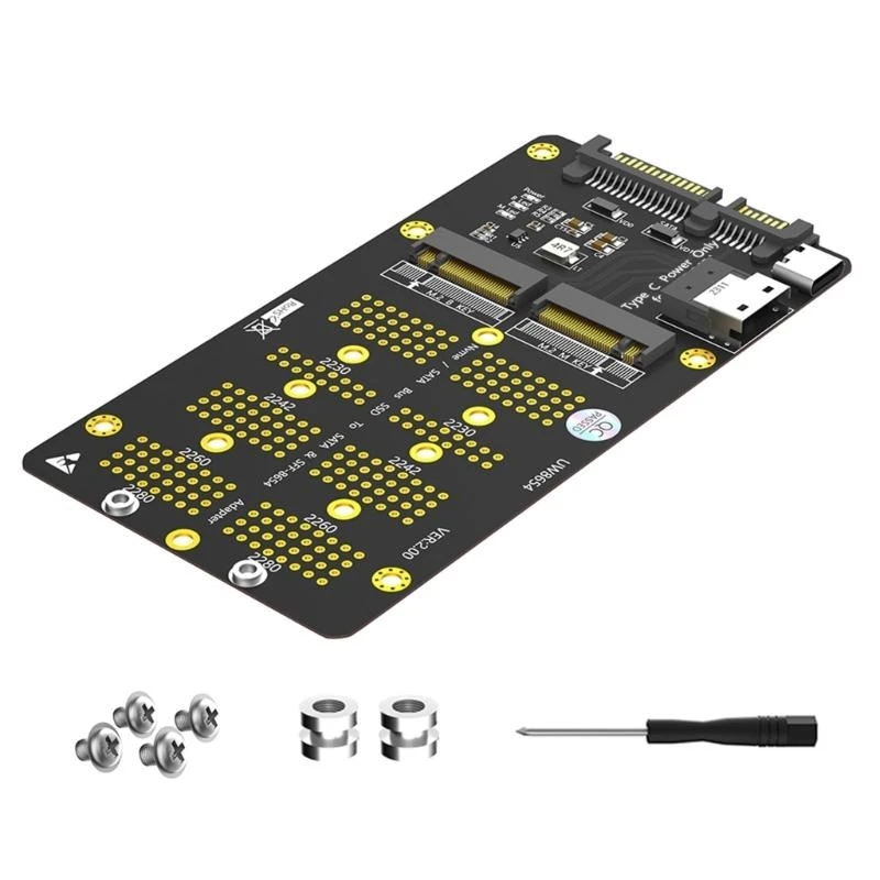 

97QB NVMe SSD SSD to SFF-8654 Adapters SSD Adapters with Type C 2.5" B