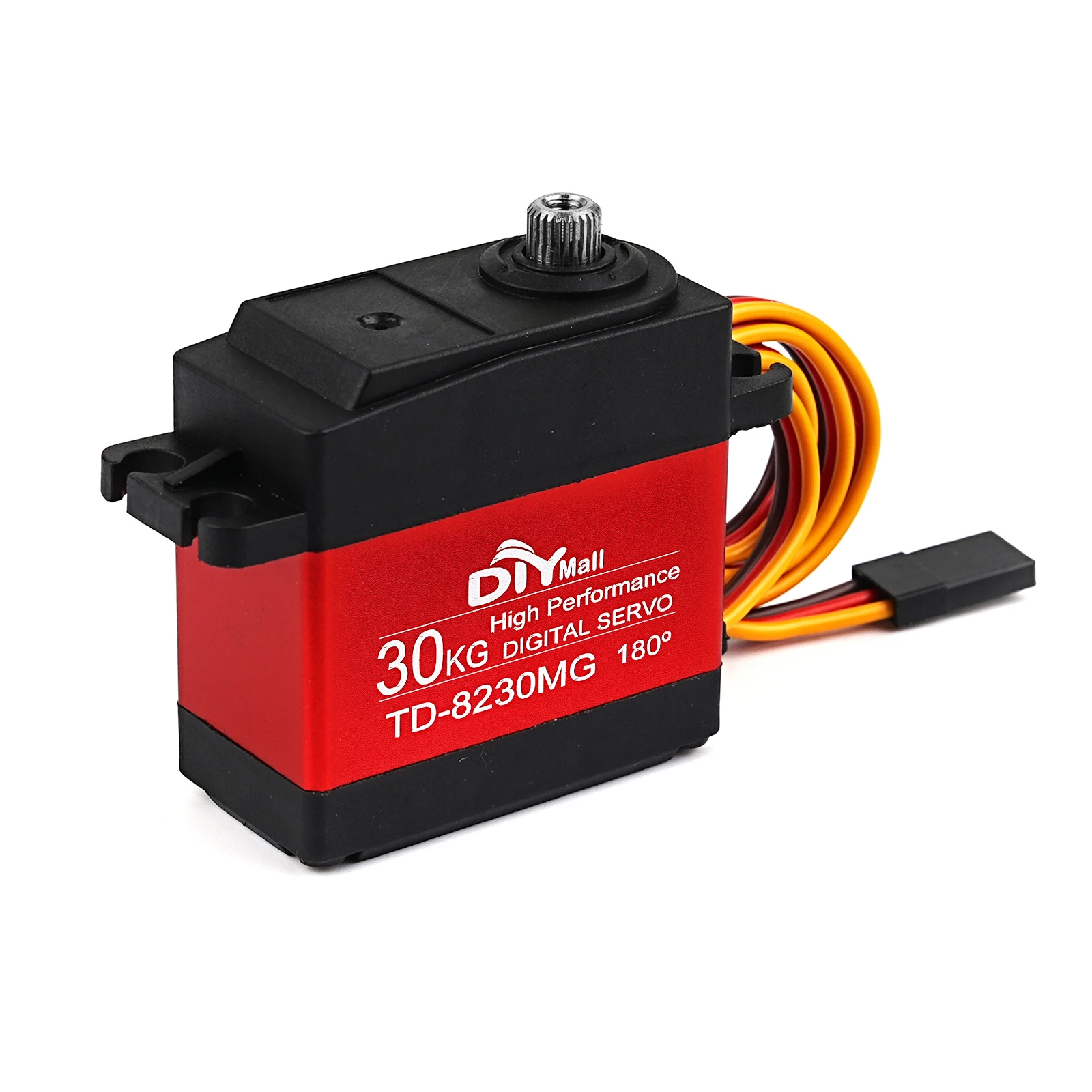 TD-8230MG Cyfrowe Serwo 360 Stopni 30KG 4.8-8.4V Metalowe Zębatki Ciągłe Obrotowe Niewiązane dla Robotów Samochodów Samolotów