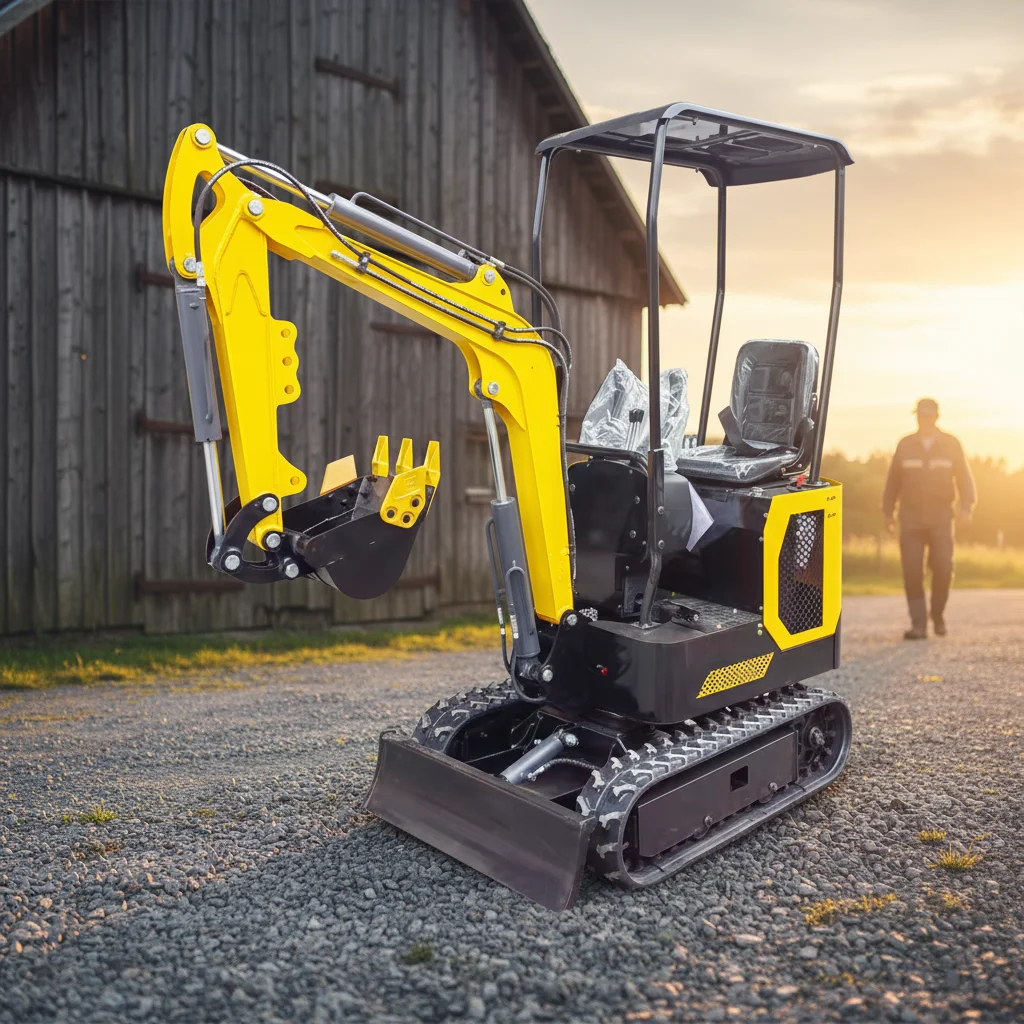 حفارة جرار زاحفة ديزل مخصصة - آلات هندسية هيدروليكية شديدة التحمل على طراز كوبوتا