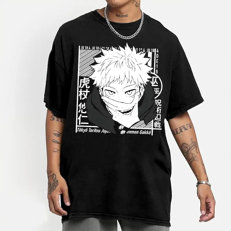 Vintage Toji Fushiguro Shirt, Anime Manga Shirt