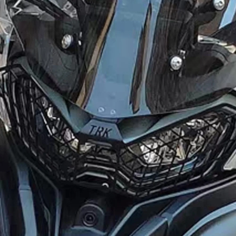 อุปกรณ์เสริมรถจักรยานยนต์ TRK 702 X ฝาครอบตะแกรงกันกระแทกไฟหน้า สำหรับ BENELLI TRK 702 TRK702X TRK702 X 2022 2023