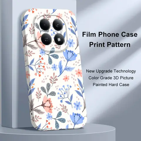 Warm Flowers Phone Case For Xiaomi Redmi Note 15 14 13 12 11 Pro Plus 12S 11S 14C 13C 4G 5G Film Hard Cover