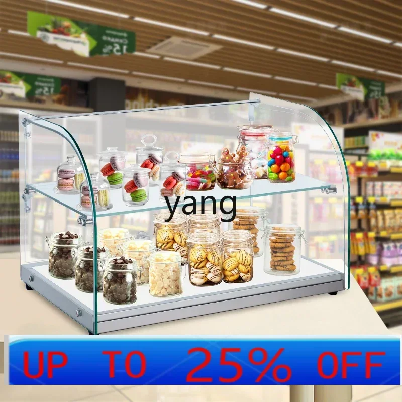 CX Ornament Tempered Glass Mini Display Gift Figure Model Shop Sample Storage Display Cabinet