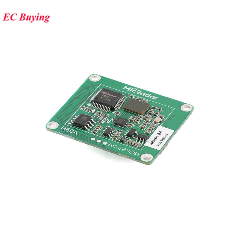 R60ABD1 60G Millimeter Wave Radar Sensor Respiratory Sleep Monitoring Breathing and Heartbeat Wave Biosensing Radar Module