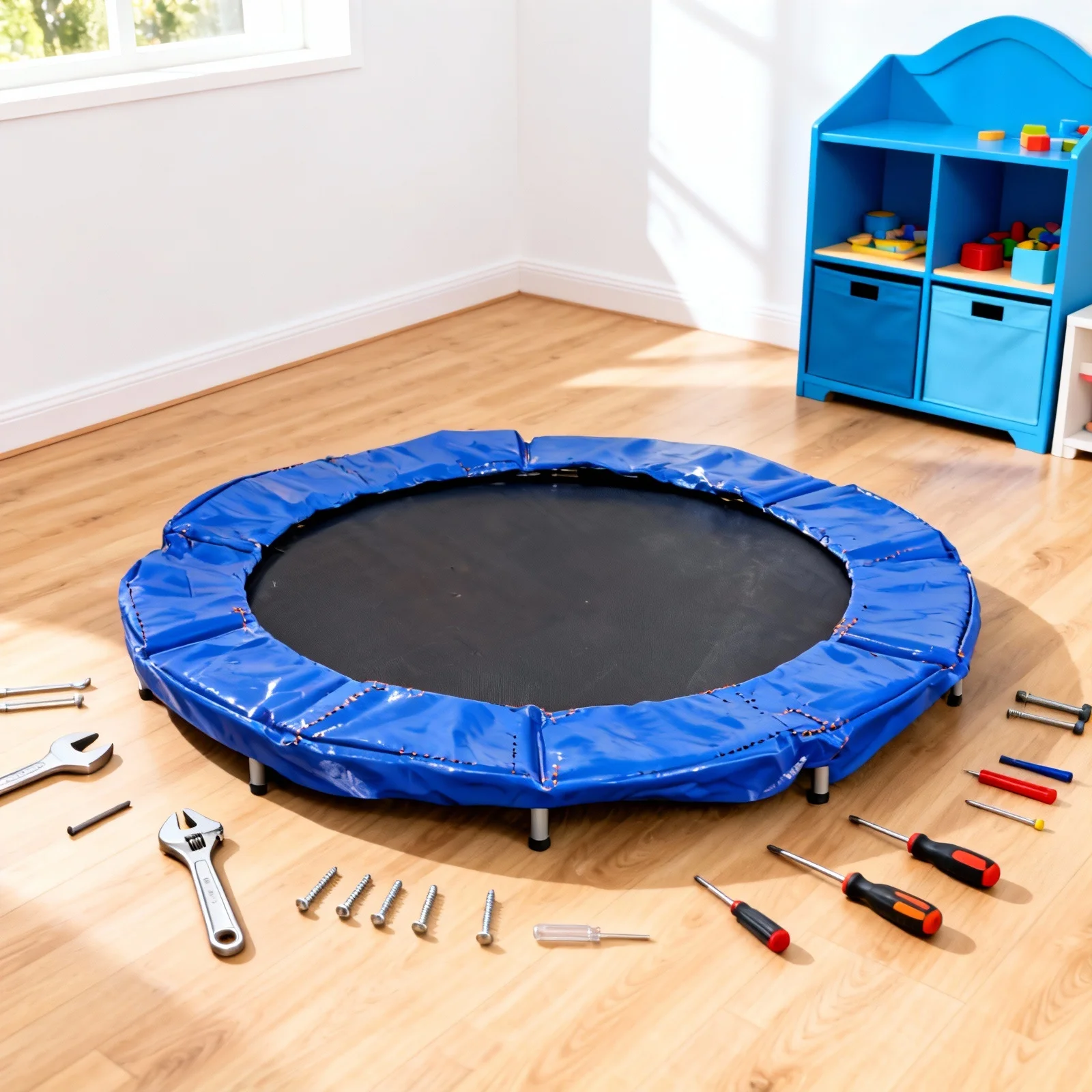 Trampoline Pad Replacement Round Edge Cover Waterproof Safety Ring Cushion Mat Spring Protection Outdoor Trampoline Safety Pad