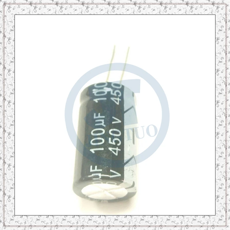 2pcs 100uF450V 450V100uF 100MFD 450WV 18*30mm Radial Aluminum Electrolytic Capacitor