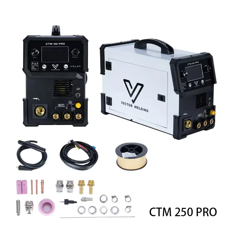 Multifunctional Welding Machine 200A Pulse MIG Aluminum 50A Plasma Cutting Machine Welding Machine