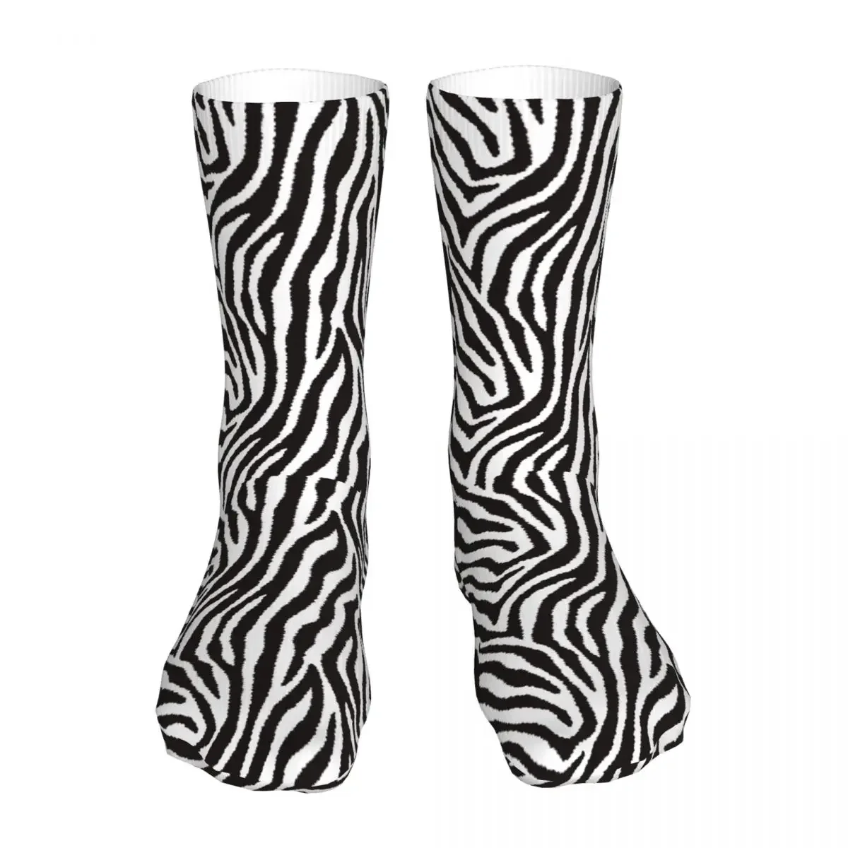 New Zebra Animal Pattern Women Socks 2022 Men Cycling Socks