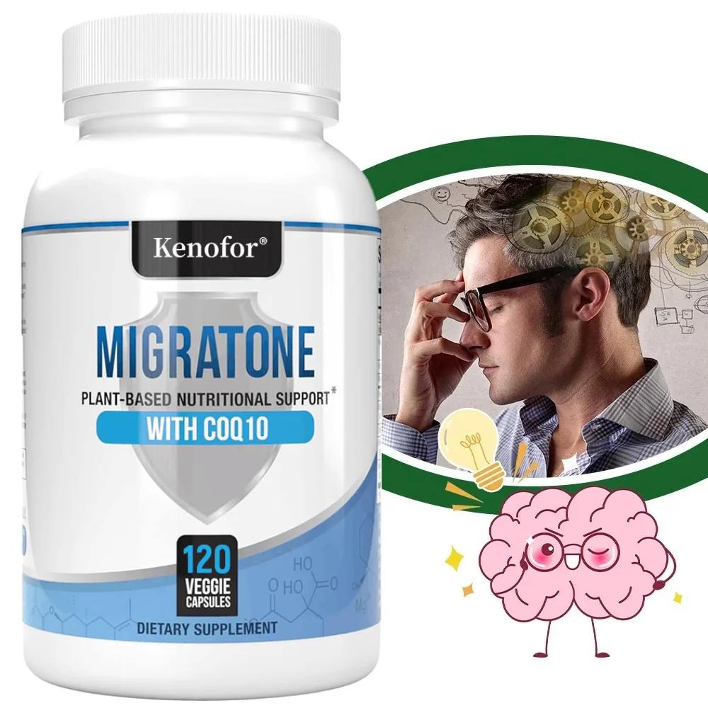 Herbal Wellness Water - Migratone Herbal Complex Capsules with Ashwagandha,