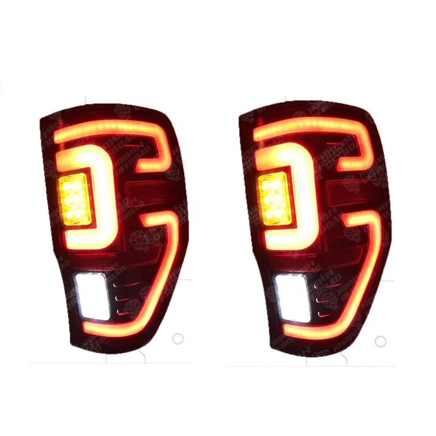 NEW Car Lights Rear Light LED Tail Lamp Smoke Cover For Ranger T6 T7 T8 2012-2020custom