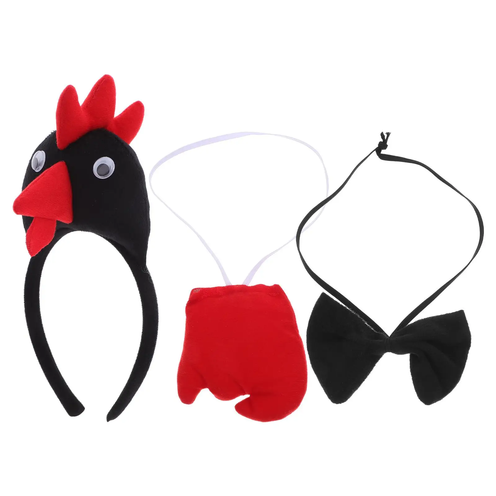 Chicken Headband Easter Party Costume 3D Design Plush Hair Hoop Universal Fit Adult Child Unisex Accessories