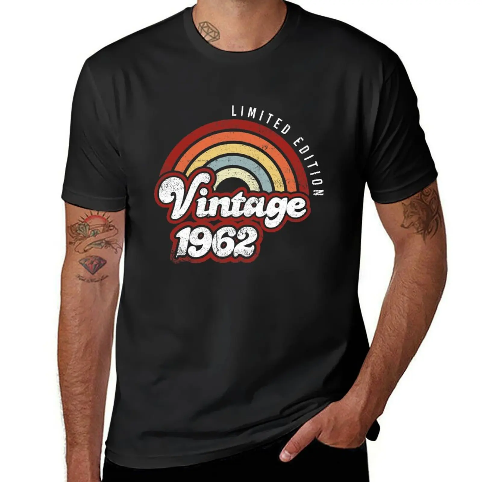 Vintage 1962 59 Years Old 59th Birthday Limited T-Shirt funnys customs mens t shirts