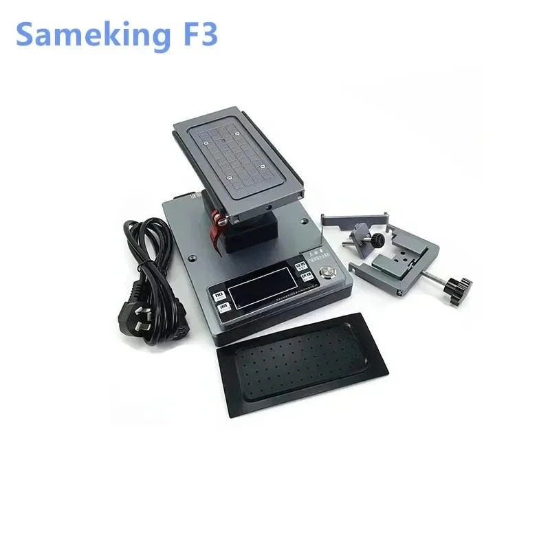 Sameking F3 Screen Separator Machine Built-in Pump Super Suction For Flat Curved LCD Glass Separating OCA Remove Machine
