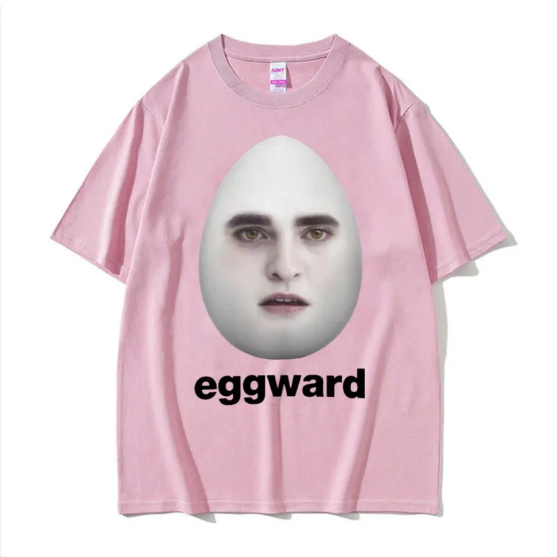 Hot Twilight Eggward Funny Meme T Shirt Edward Cullen Parody Humor Tshirt Men Women Casual 100% Cotton Short Sleeve T-shirt Tops