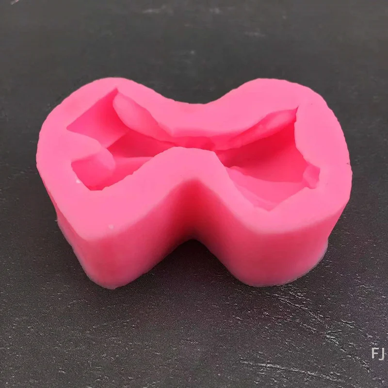 [YU] bricolage 3D arc forme sucre gâteau moule noeud papillon gel de silice moule chocolat moule
