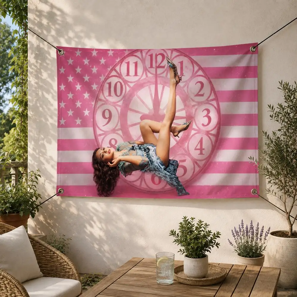Dreamy Jazzy Laufeys Flags Decorative Flag Banner for Outdoor Garden Yard Camping Party Home Wall Hanging Decor