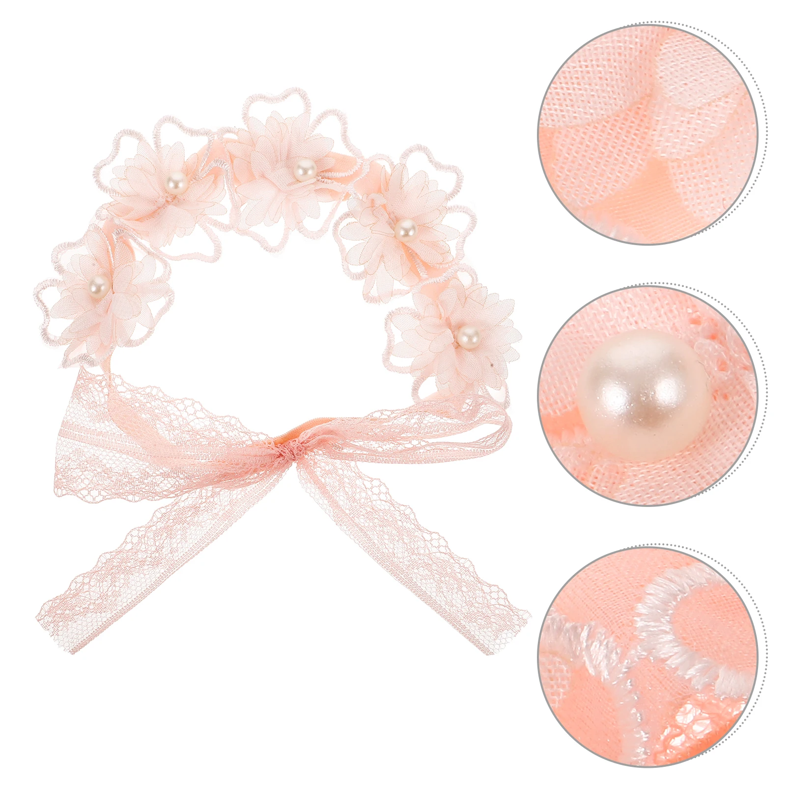 

Lace Headb Baby Girls Toddler Flower Headb Toddler Flower Crown Hair Accessories Soft Material Easy Clean Infant Headb s