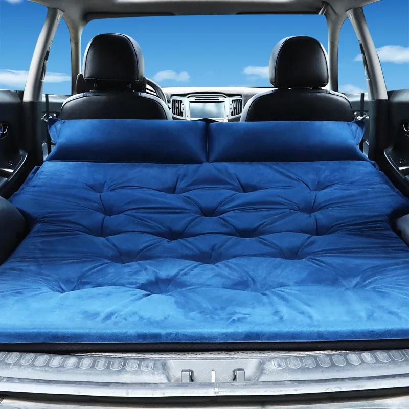 Hot Car Iatable Bed S U V Car Air Mattress Travel Bed Outdoor Camping Mat Air Mattress