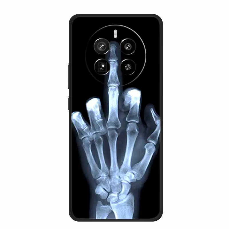 For Realme 12 Pro Plus Case Black Silicone Soft Back Cover Case For Realme 12 Pro Phone Case Realme12 Pro Plus 6.7\