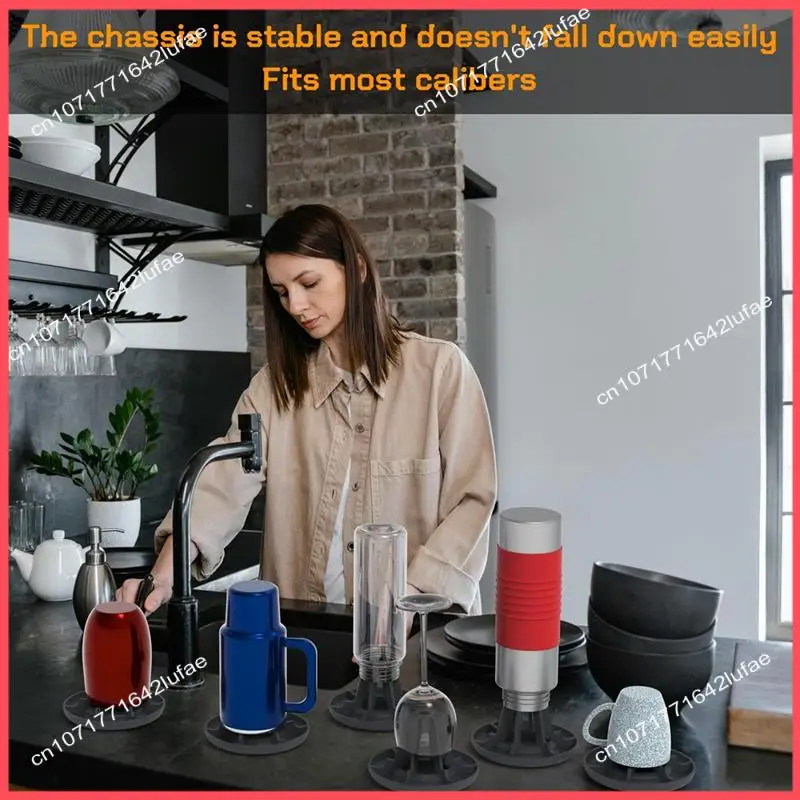 

B52C Сушилка для бутылок — Мягкая силиконовая сушилка для бутылок, подходящая для разных размеров контейнеров — 4 шт.