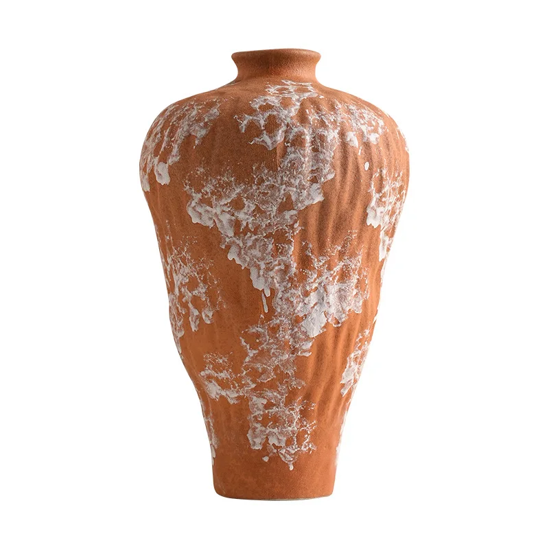 

Retro wabi silent wind, vase high-end home, living room TV cabinet B & B, decorative flower ornaments